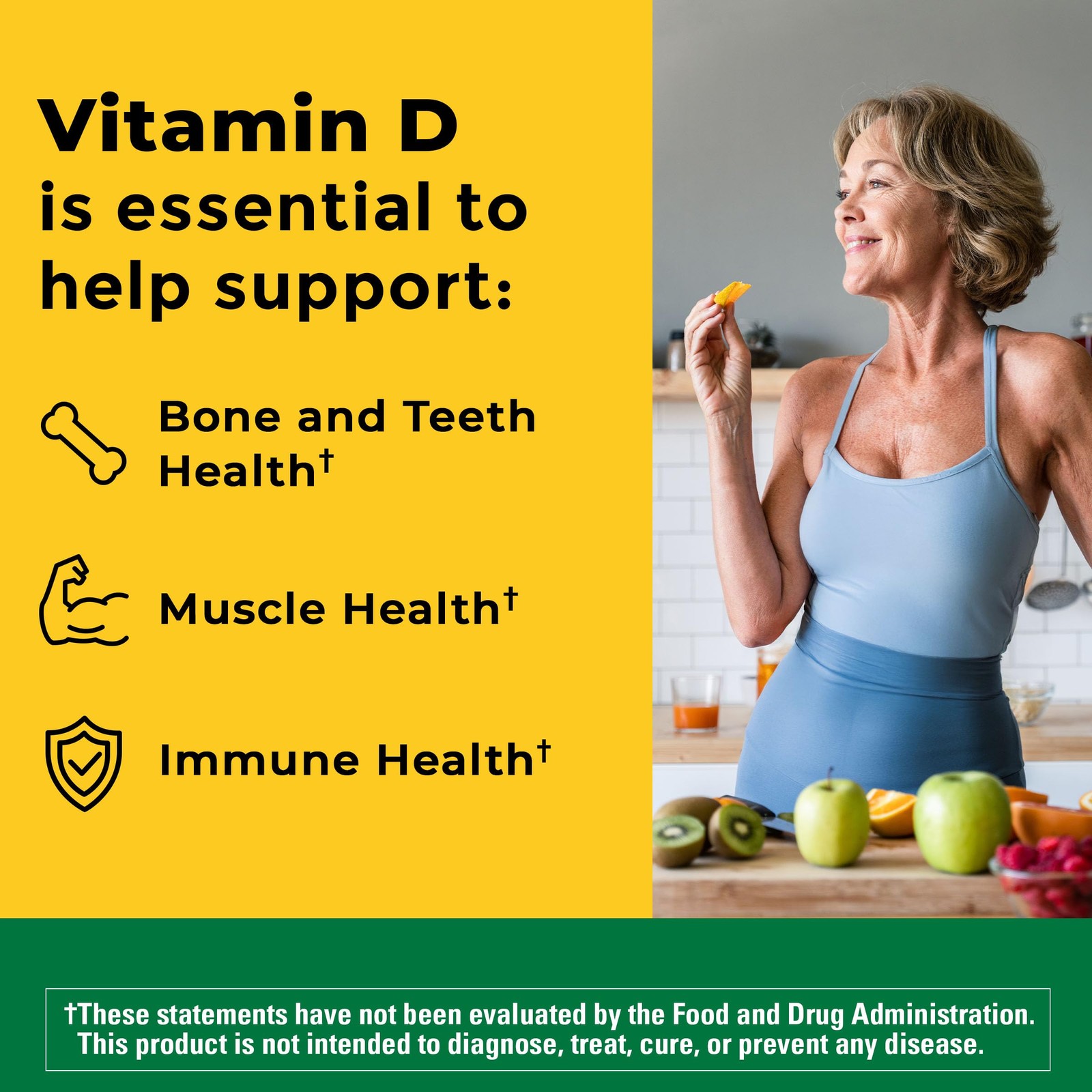 Nature Made Vitamin D3 1000 IU (25 mcg), 300 Count (Pack of 1), 300