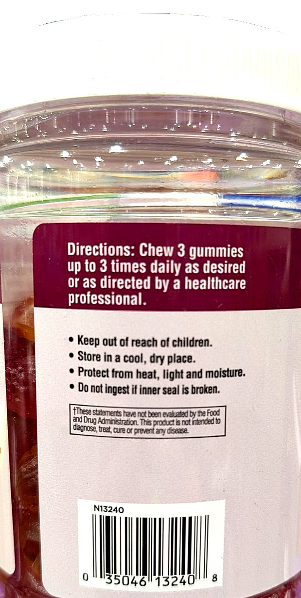 Country Farms Fiber Care 240 Prebiotic Fiber Gummies Mixed Fruit EXP 08/2025