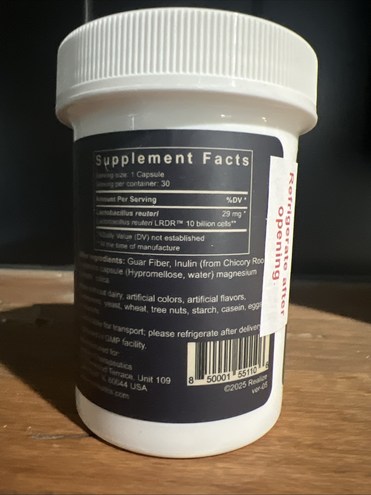 MyReuteri 10 Billion Probiotic CFU LRDR 30 Capsules Exp 11/2027 – New/Sealed!