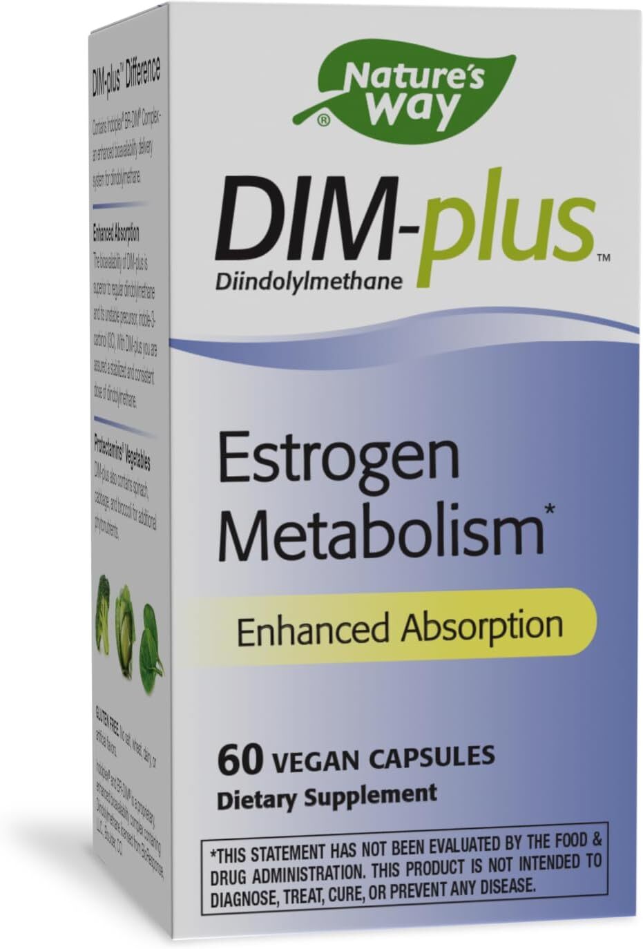 Nature’s Way DIM-Plus, Supports Balanced Estrogen Metabolism, Diindolylmethane