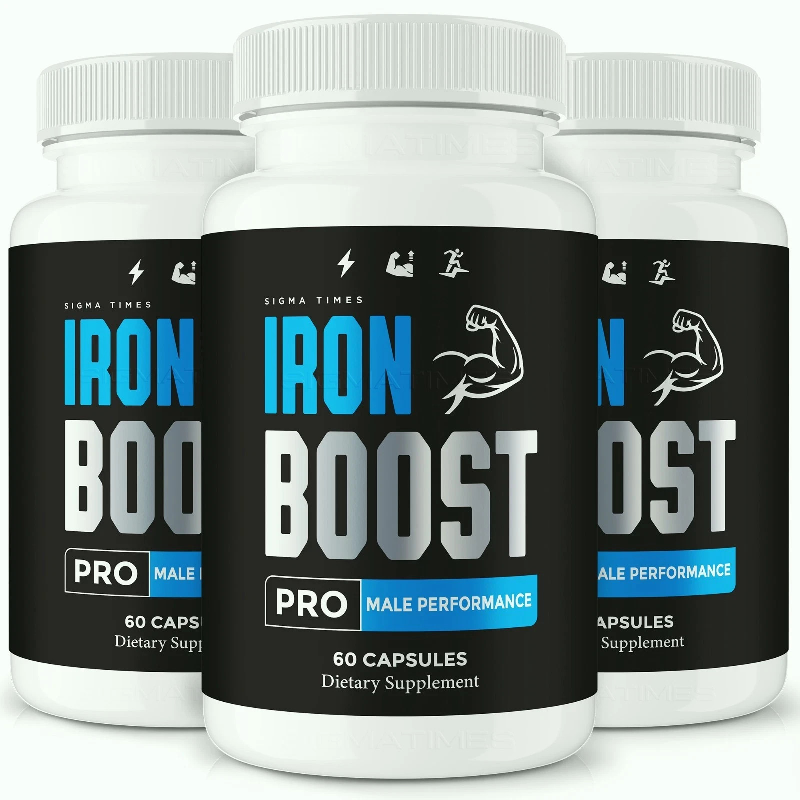 Iron Boost Pro Advanced Performance Supplement for Men 60 Capsules Pack 3