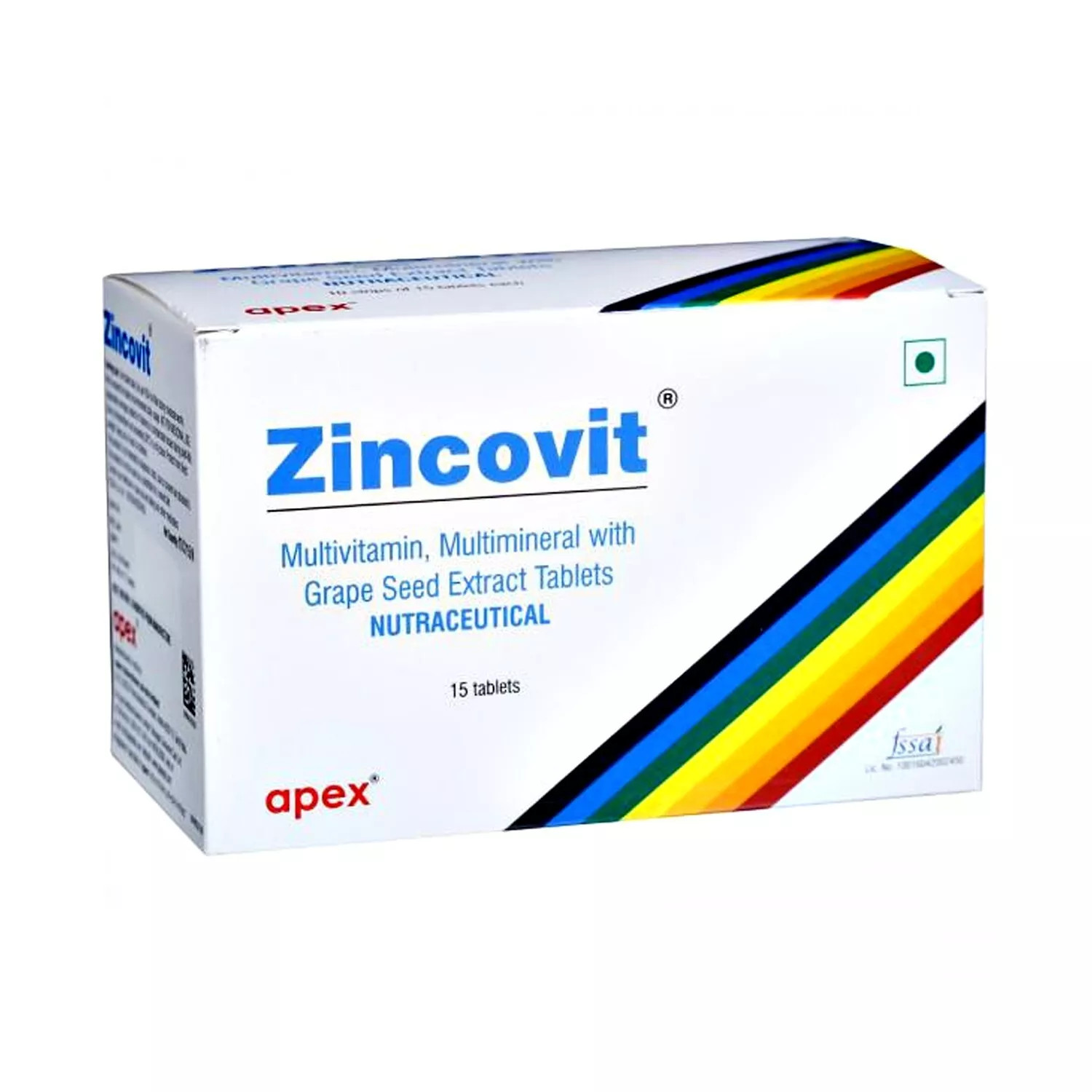 Zincovit MULTIVITAMIN & MINERALS 45 Tablets (Pack of 3 x 15 TABLETS EACH )