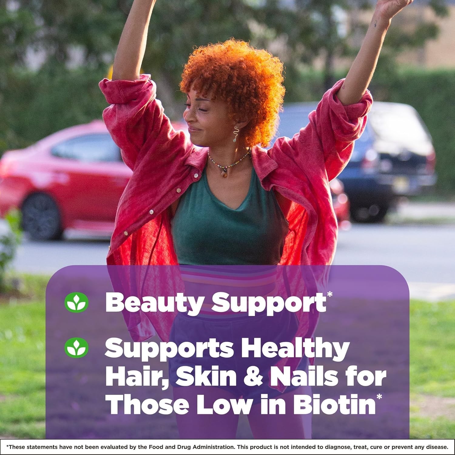 Natrol Biotin 10000mcg, 4X Faster Dissolve Supplement for Healthy Hair, Skin