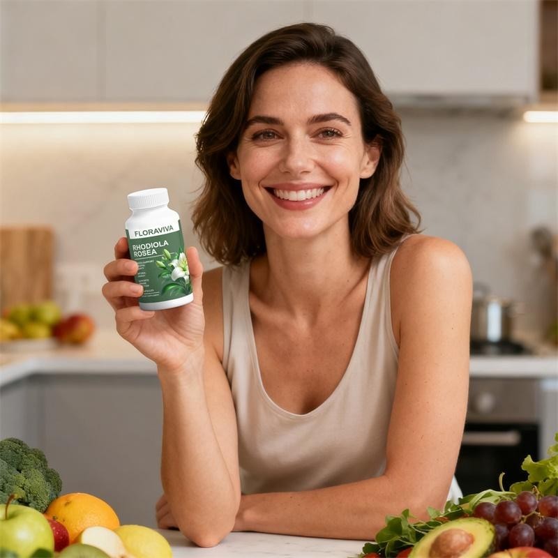 2-Pack Rhodiola Rosea Capsules – Floraviva for Energy, Focus, Mood