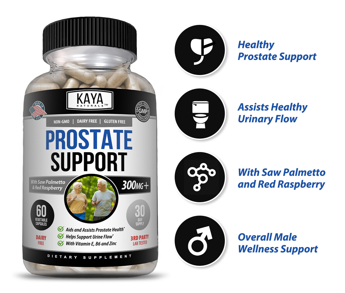 Prostate Supports – Saw Palmetto – Reduce Frequent Urination, Stamina supplement