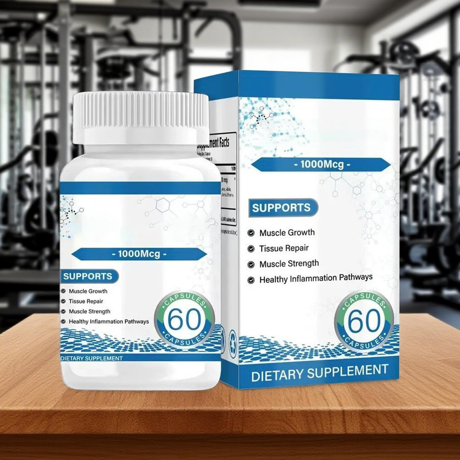 BCP-157Collagen Peptides 1000 Mcg 60 Count Sports Fitness Recovery Muscle Supply