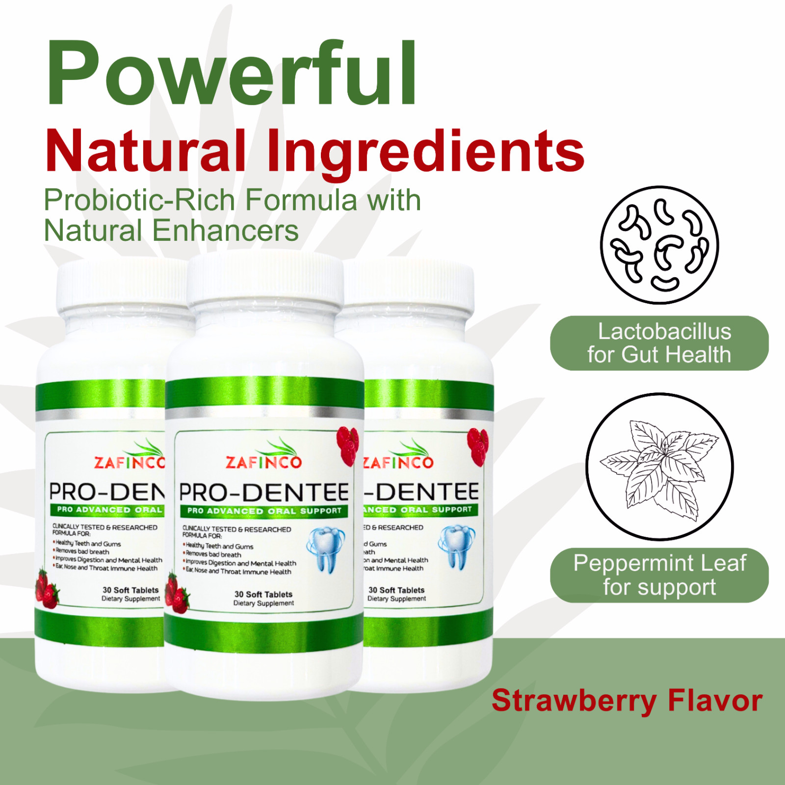 Prodentee Oral / Dental Probiotic for Teeth Bad Breath&Gums-Made In USA (5pack)