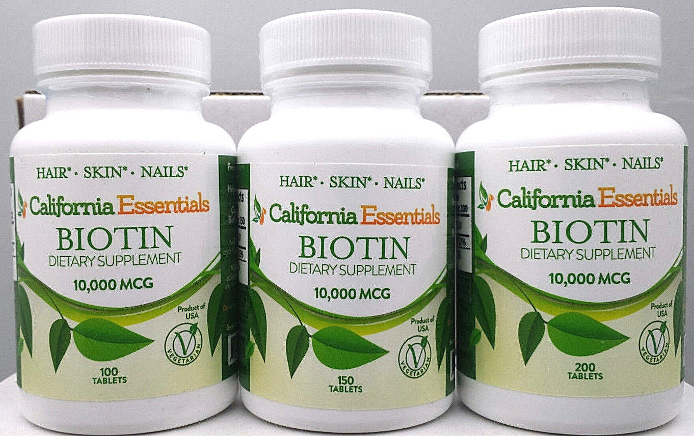 BIOTIN 10,000mcg HAIR,SKIN,NAIL HEALTH -CLEANEST FORMULA-MAXIMUM DOSAGE
