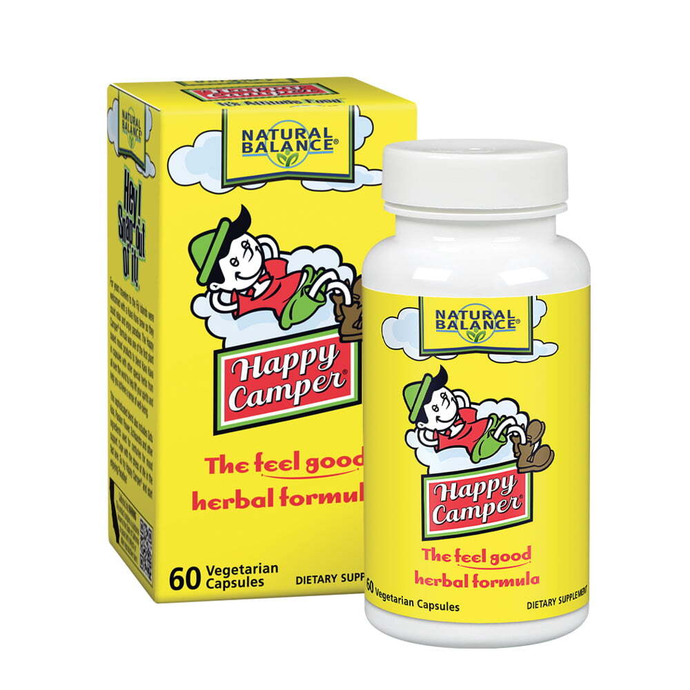 Natural Balance Happy Camper The Feel Good Herbal Vegetarian Capsules 60 Count