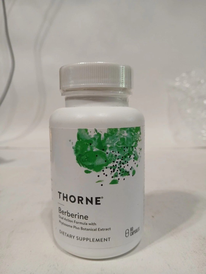 Thorne, Berberine, 1000 milligrams per & serving, 3 packs of 60 capsules-