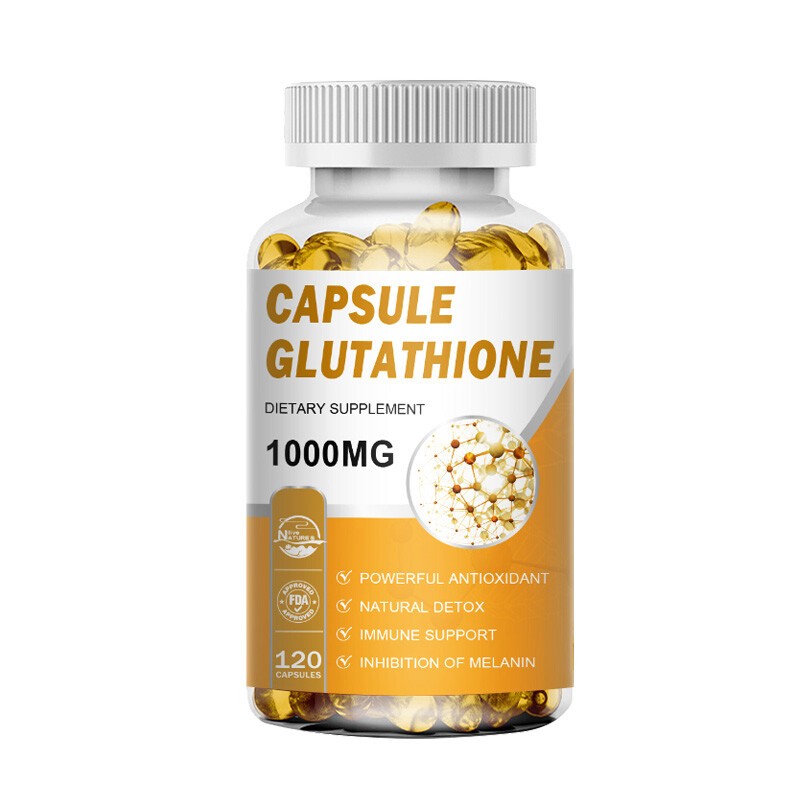 L-Glutathione 1000mg Capsules – Antioxidant, Liver, Immune, Cell Health Support