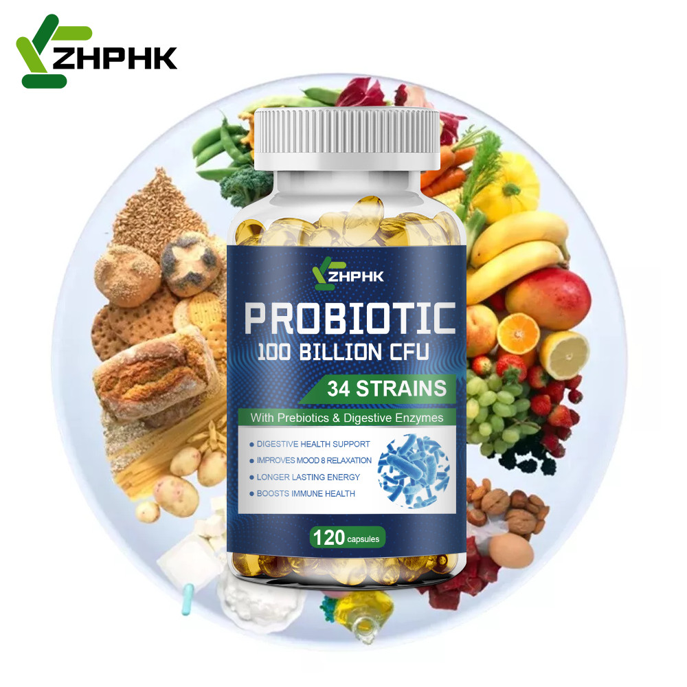 Digestive Enzymes Prebiotic & Probiotics Gas, Constipation & Bloating Relief 120