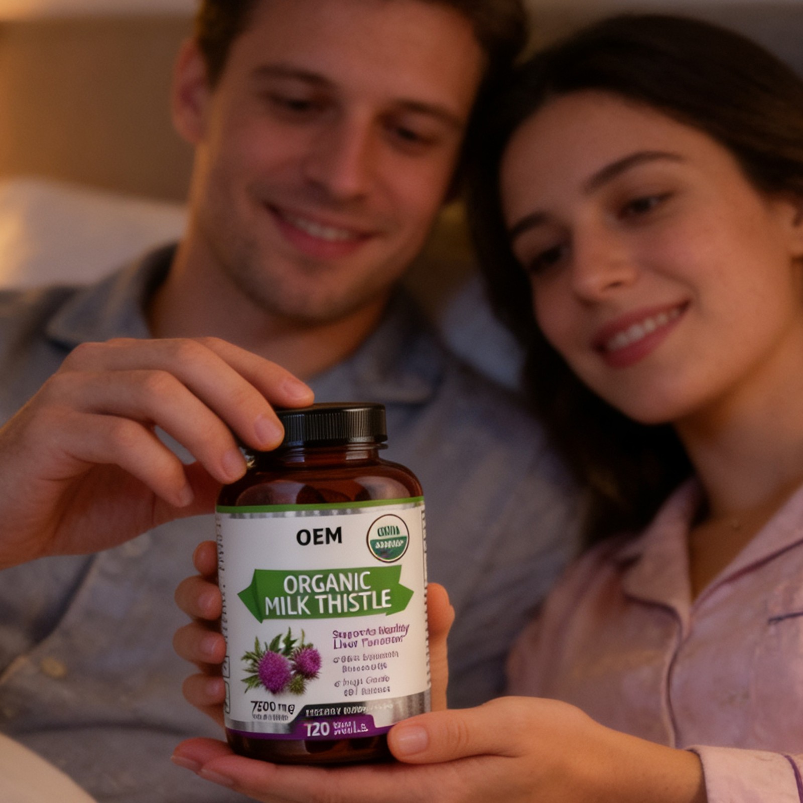 Advanced Organic USDA Milk Thistle 7500mg 120 Vegan Caps 80% Silymarin Liver Cle