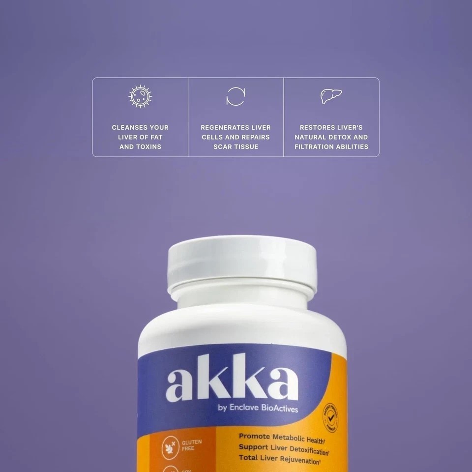 AKKA Premium Liver Cleanse Detox & Repair Superbiotic Gut Health Milk Thistle