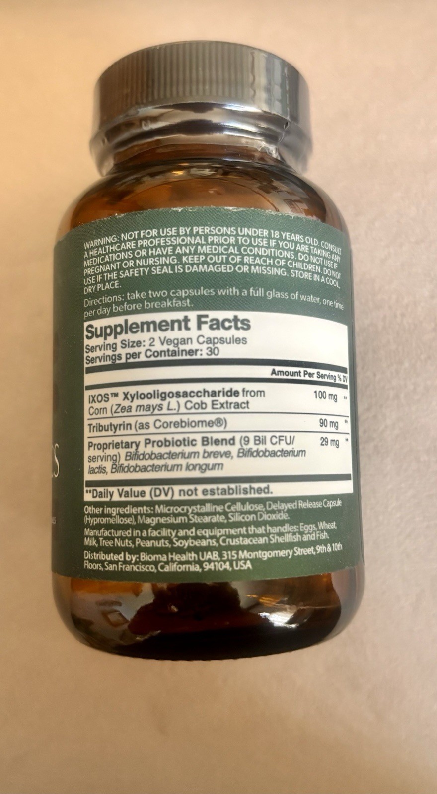 THE BEST PROBIOTIC AVAILABLE by BIOMA 30 Day Supply, Probiotic Supplement