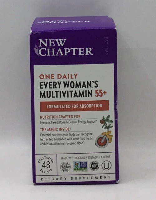 New Chapter 55+ Every Woman’s One Daily Multi 48 Tablets “CHOOSE EXP DATE”