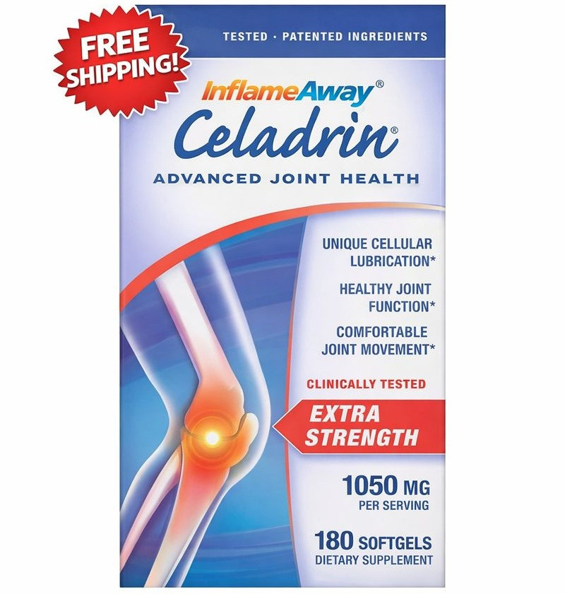 Celadrin Advanced Joint Health 1050 mg., 180 Softgels