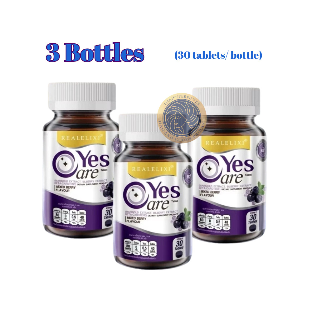 3X Real Elixir Yes Care Eye Care Nourish Dietary Supplement