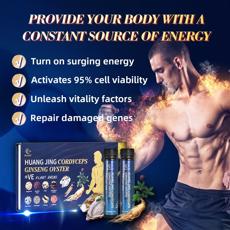 Huang Jing Cordyceps Ginseng Oyster Drink Energy Boosting Fertility Reproductive