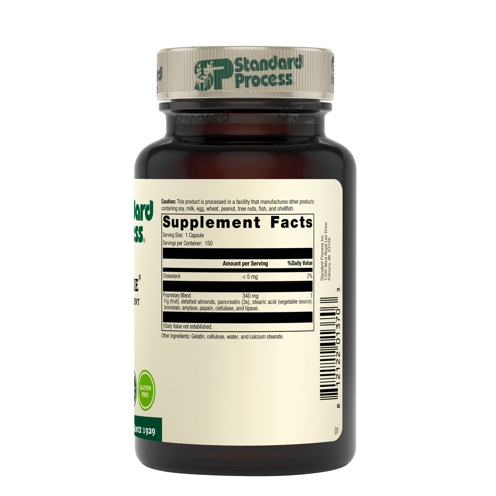Standard Process – Multizyme – 150 Capsules