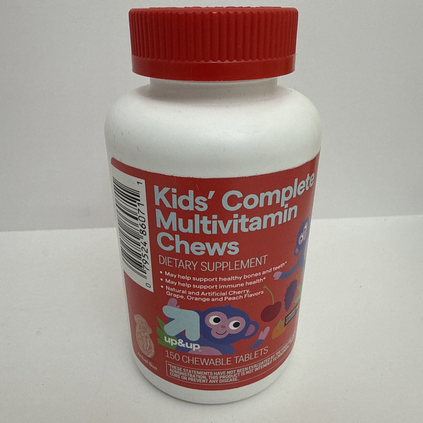 Kids’ Multivitamin Gummies – Fruit – up&up 250 Count Exp 05/2026