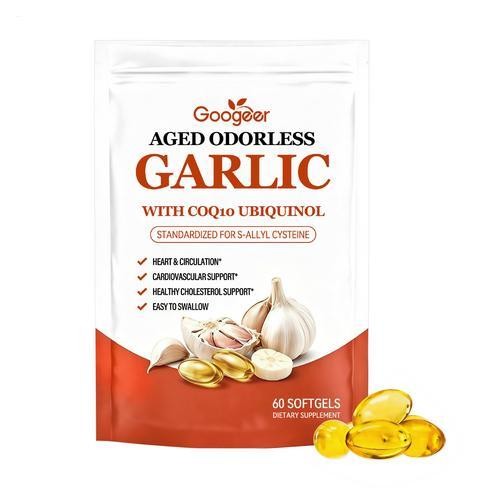 Aged-Resilia Garlic Extract 600mg Softgels (60 Count)