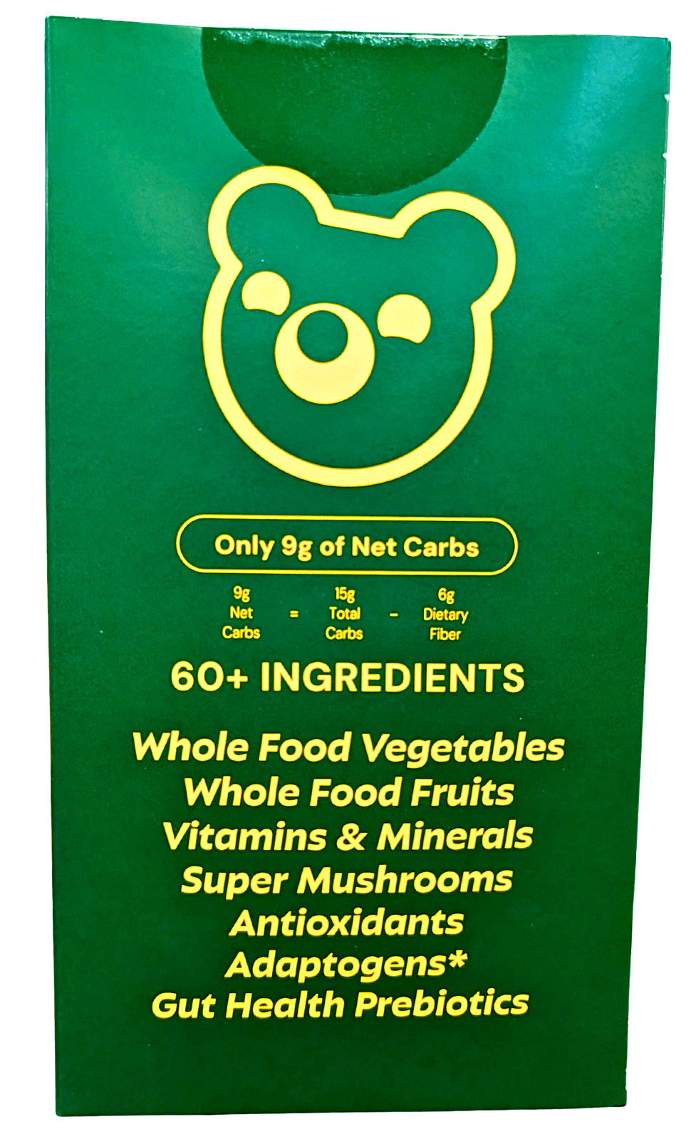 Gruns Adult Organic Superfood Greens Multivitamin Gummies 25 Count EXP 02/2027