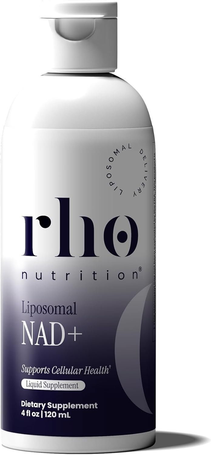 Rho Nutrition Liposomal NAD+ – Ultra High Absorption Liquid NAD+ 4 fl oz