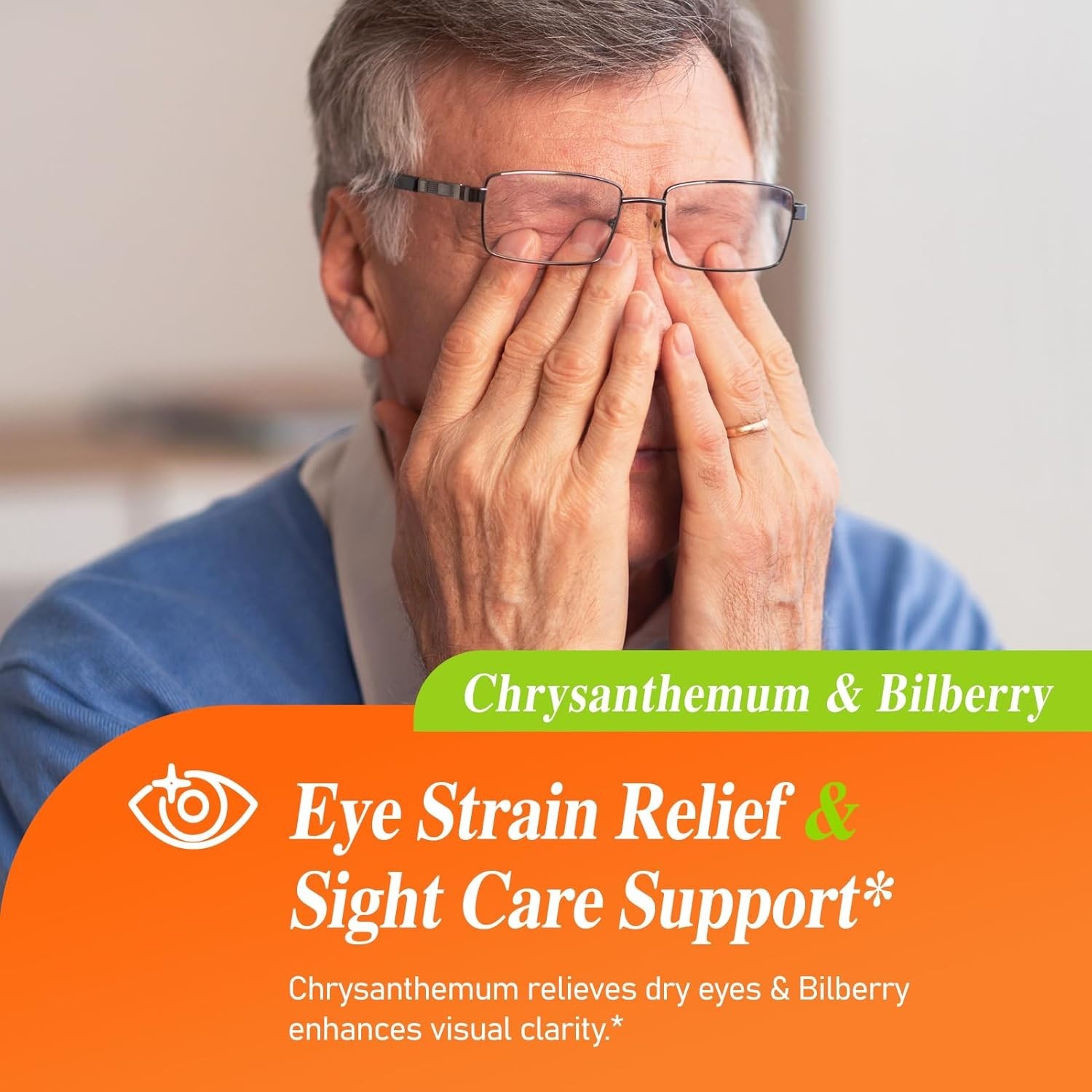 Natural Eye Health Drops with Eyebright & Blueberry Extract – 2 oz Tincture
