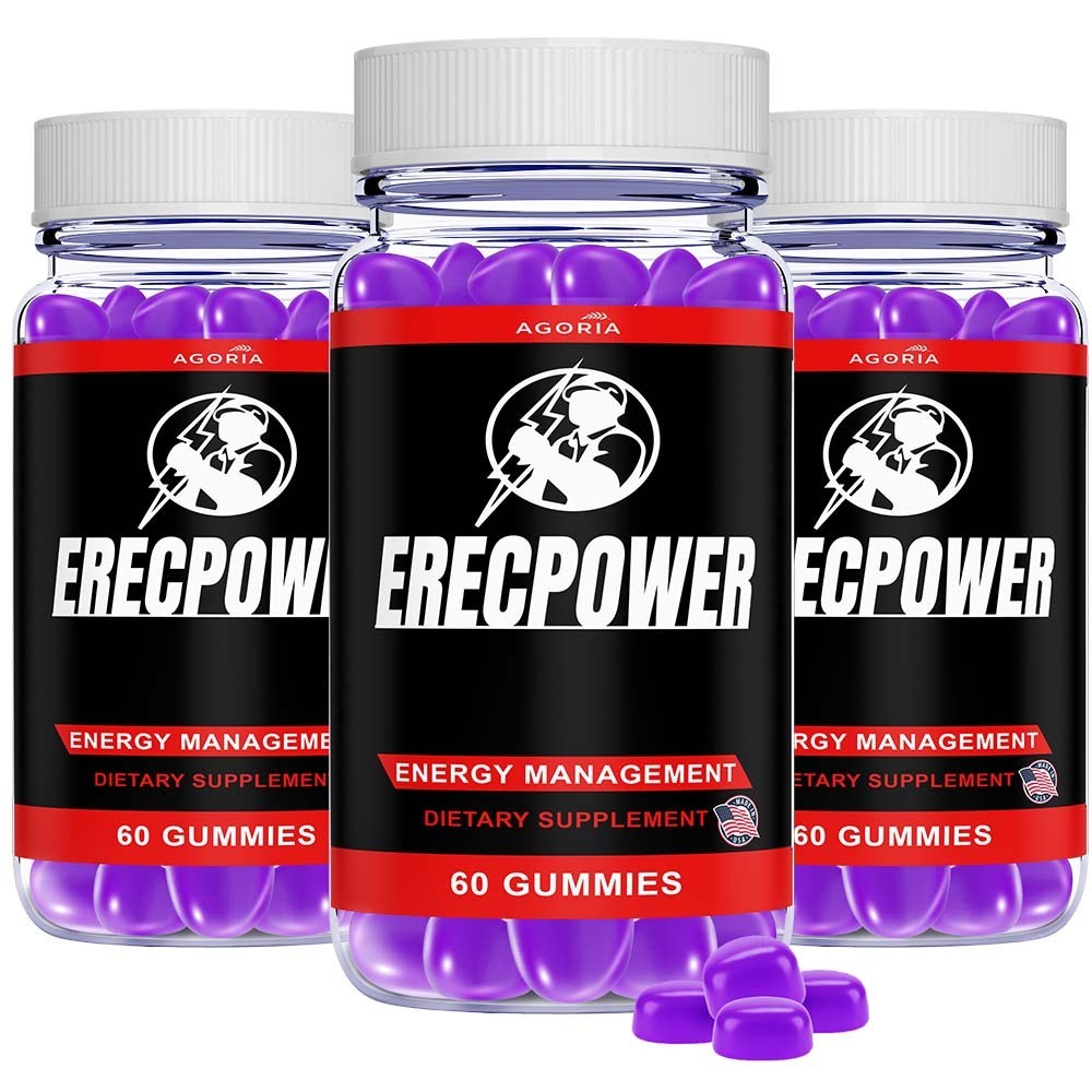 Erecpower Energy Management Multivitamin Health Supplement (180 Gummies) 3-Pack