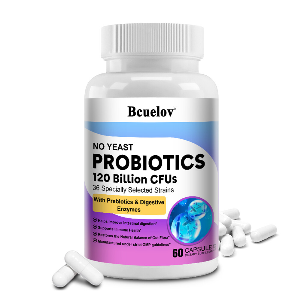 120 Billion Probiotics CFU Potency Gut Health 30/60/120Caps Probiotic Supplement