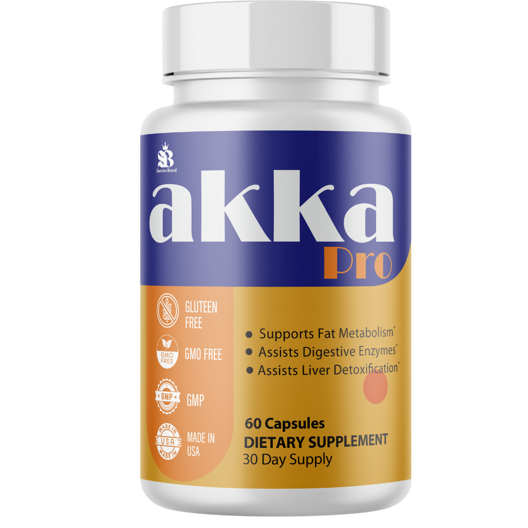 Akka Pro- Metabolism Support , Liver Detoxification Supplement- 60 Capsules