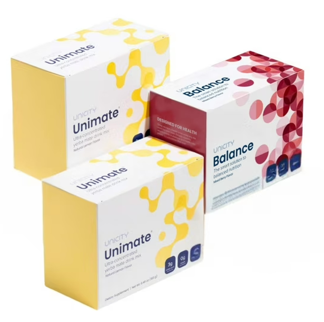 Unicity UFEEL GREAT Lemon + Lemon + Berry (Box of 30 Sachets each)- Exp 02/2027