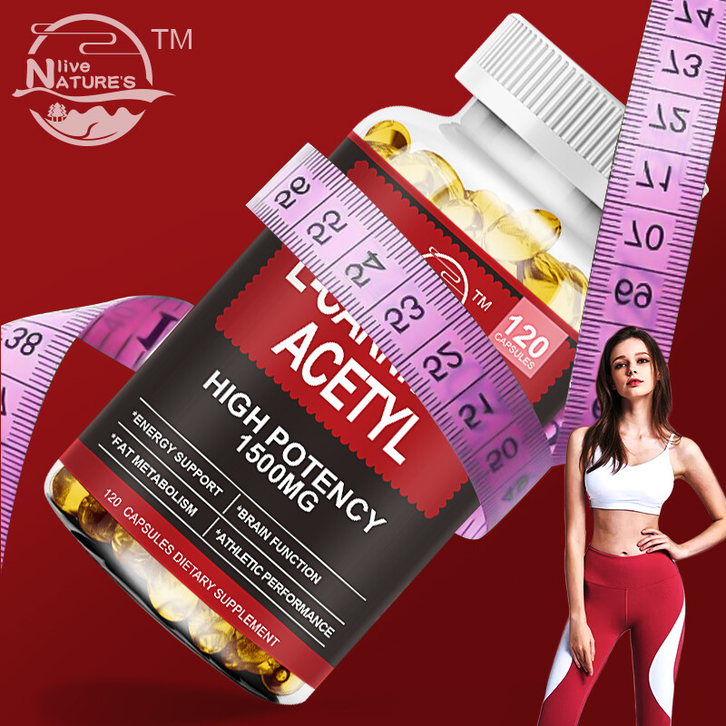 Acetyl L-Carnitine 1500mg, 240 Capsules, Brain Health, Energy Support Fat Burner