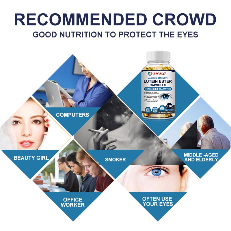 Eye Health Supplement, Lutein and Zeaxanthin, Vision Health, Eye Strain Support