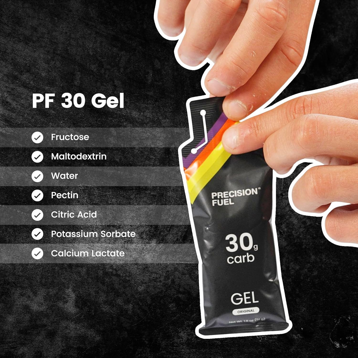 Precision Fuel PF30 Energy Gels – Mild, Neutral Flavour Running Gels for Enduran