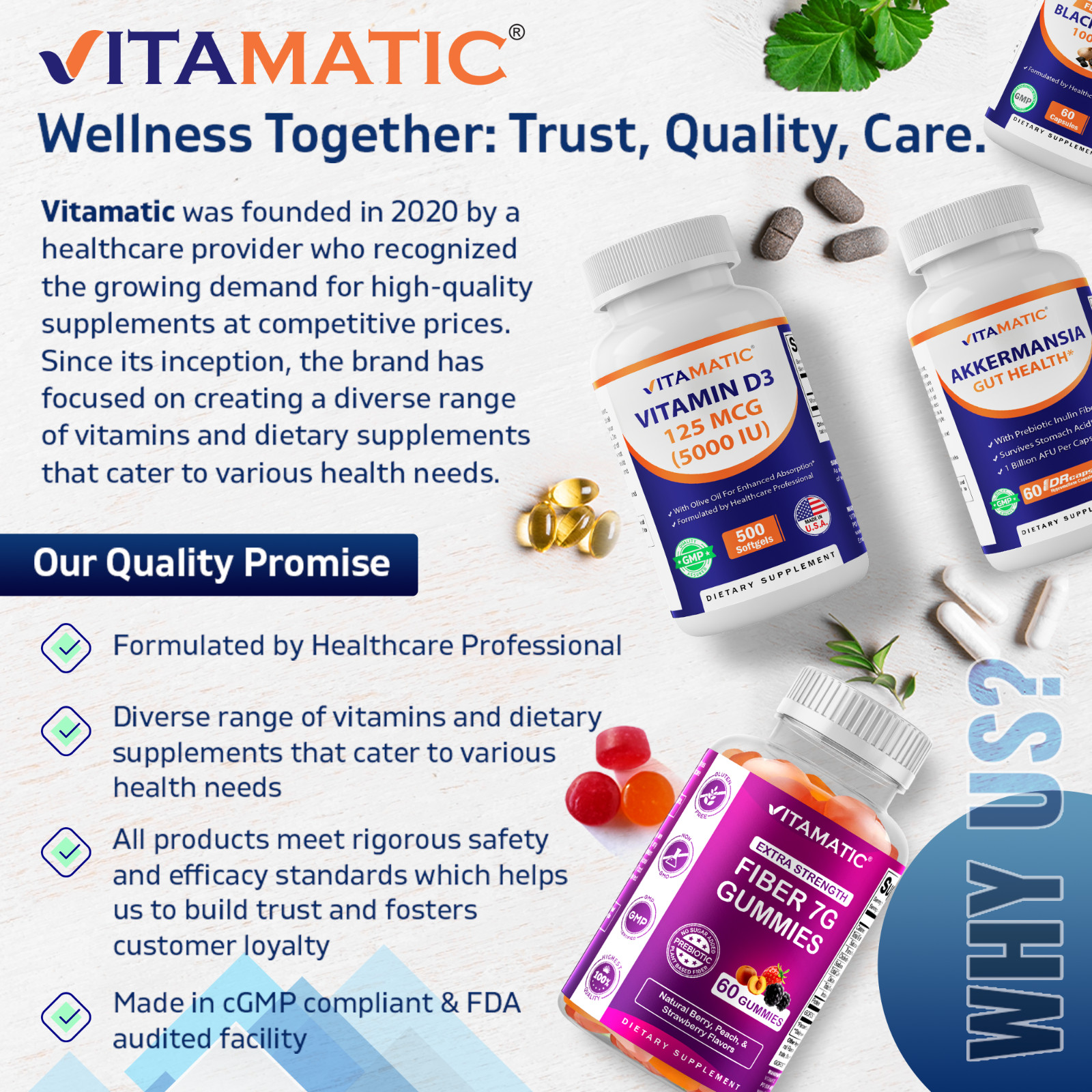 Vitamatic Vegan Omega 3-6-9 Complex 1250mg – 120 Softgels