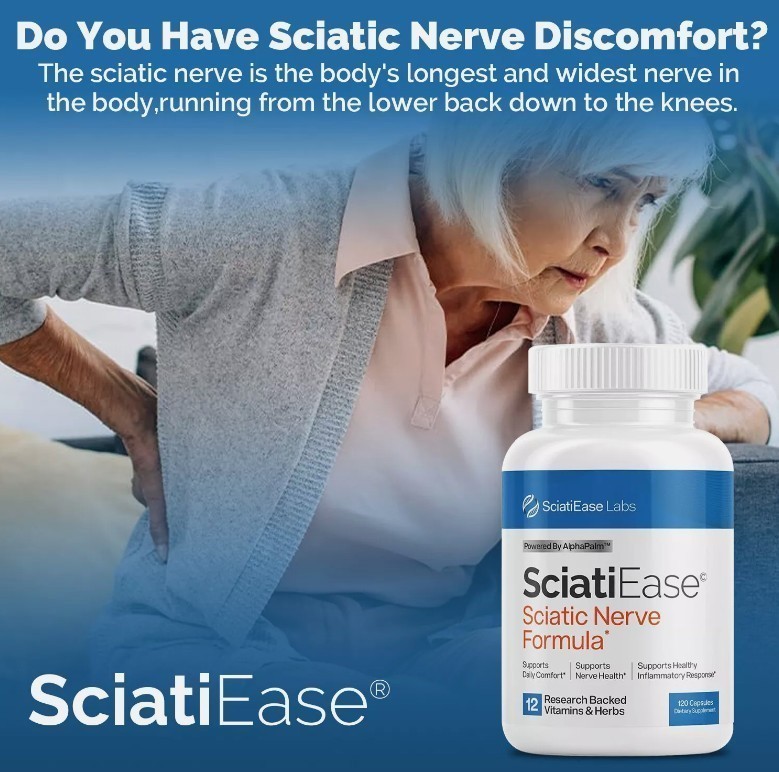 3 Pack SciatiEase Labs Sciati Ease Sciatic Nerve Formula 120 Cap NEW