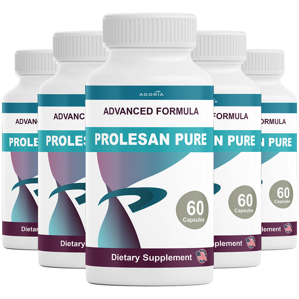 (5 Pack) Prolesan Pure Capsules – Weight Management, Metabolism & Energy Support