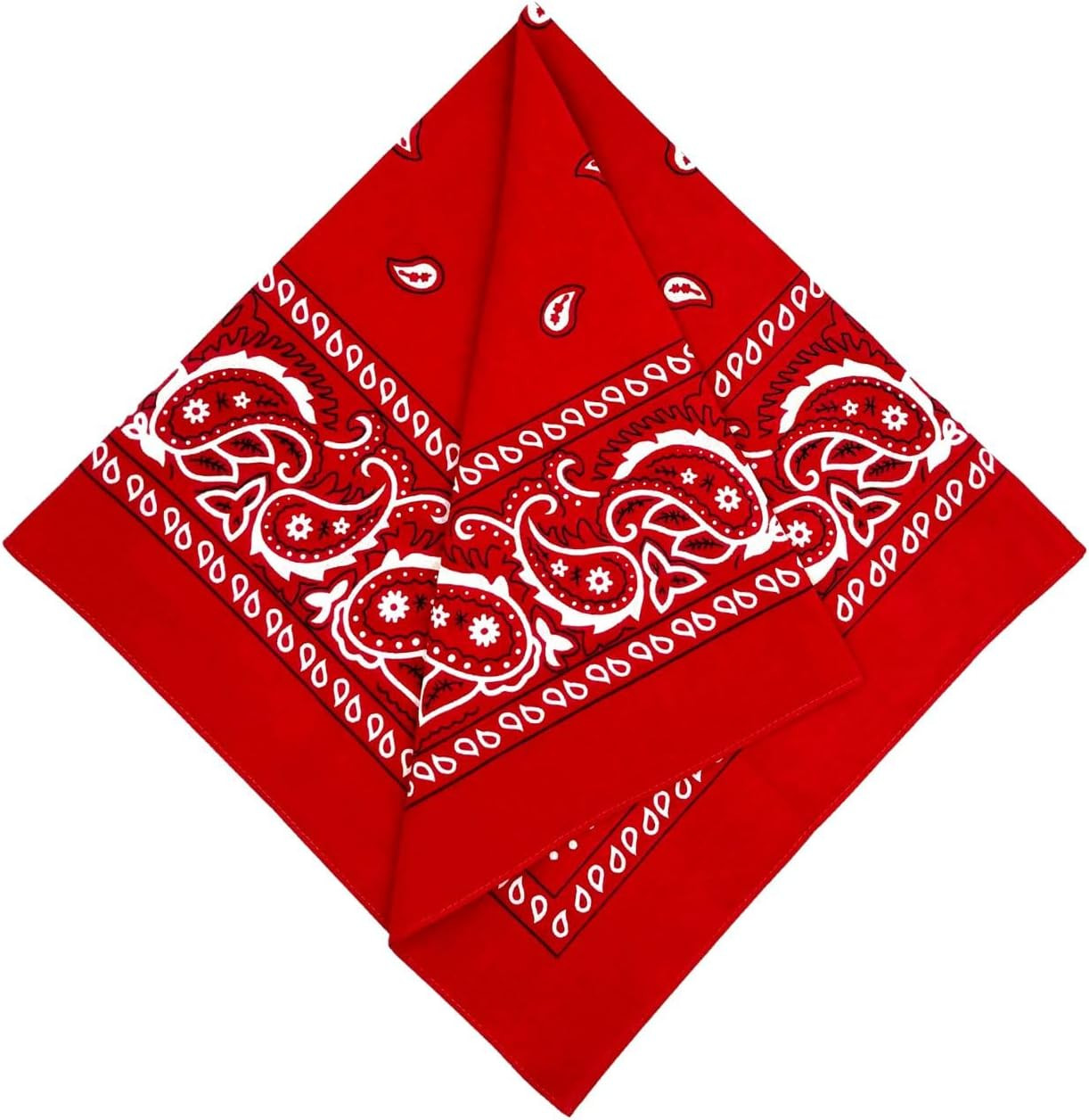 3 Pack Extra Large Bandanas 27” x 27” 100% Cotton for Men & Women Paisley Handke