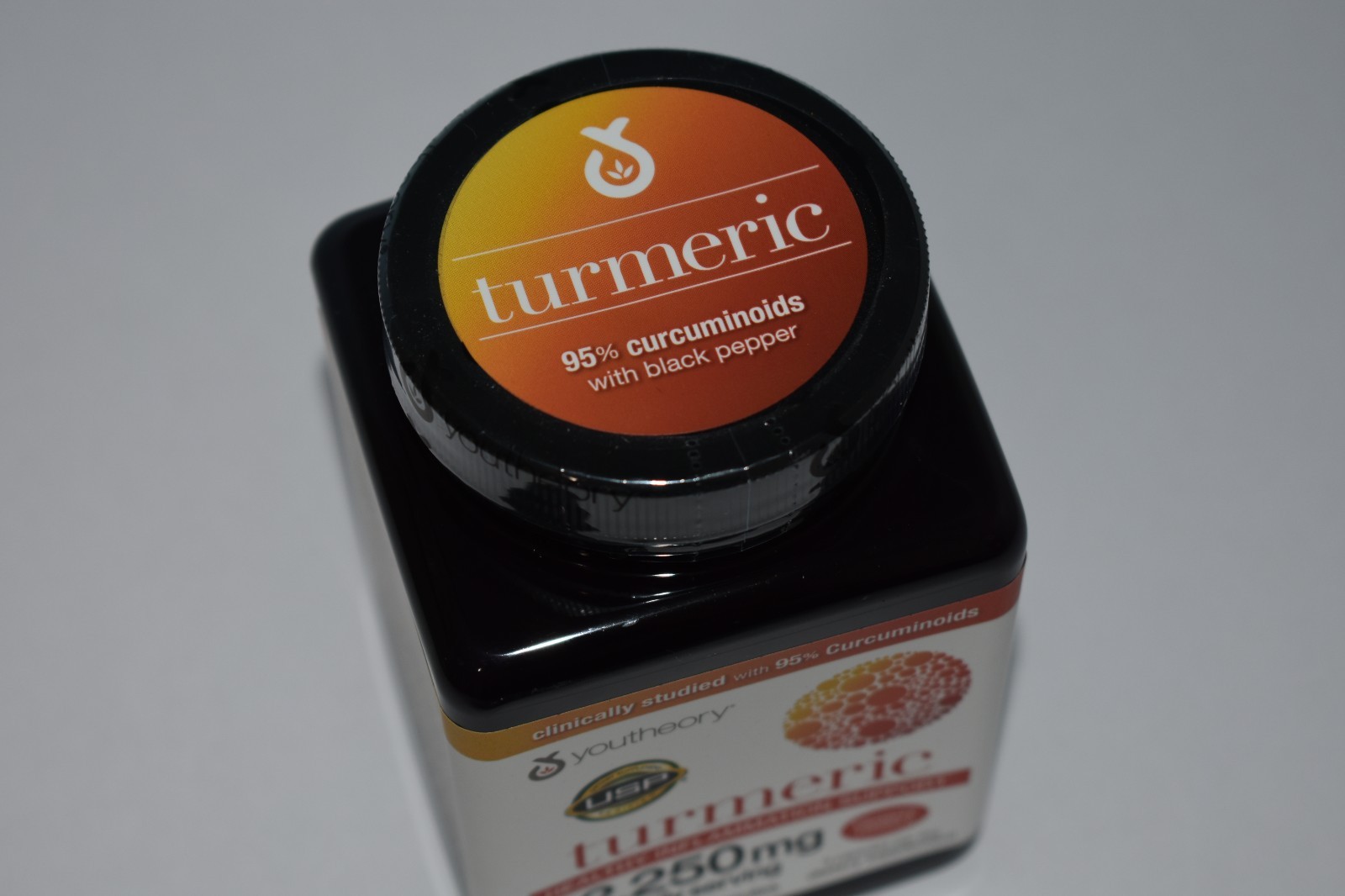 Youtheory Turmeric 2250mg 210 Capsules Curcumin 95% Supplement