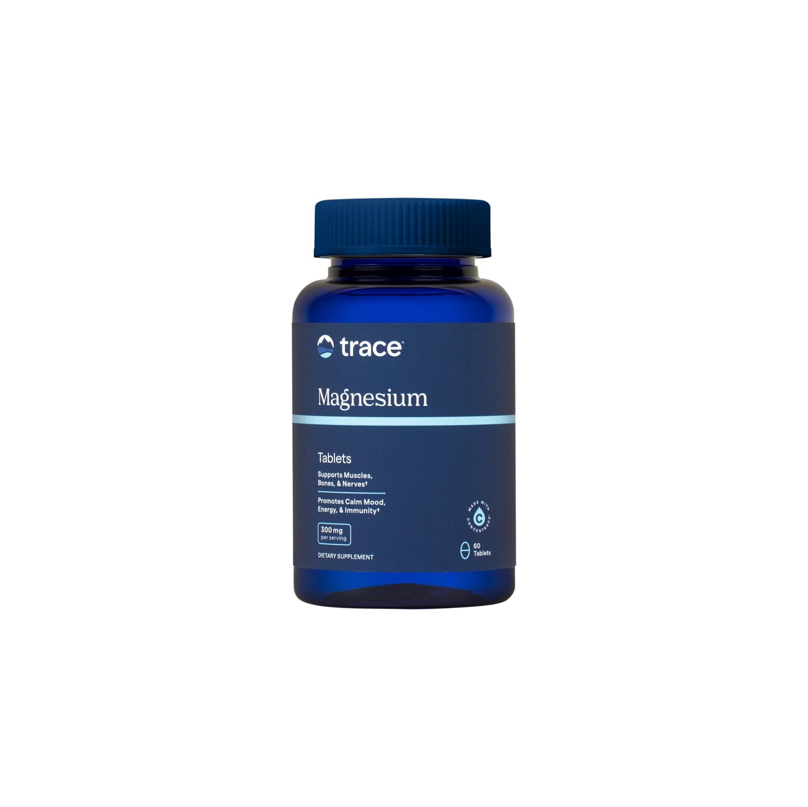 Trace Minerals Magnesium Tablets 300 Mg – Dietary Supplement To Support Muscle