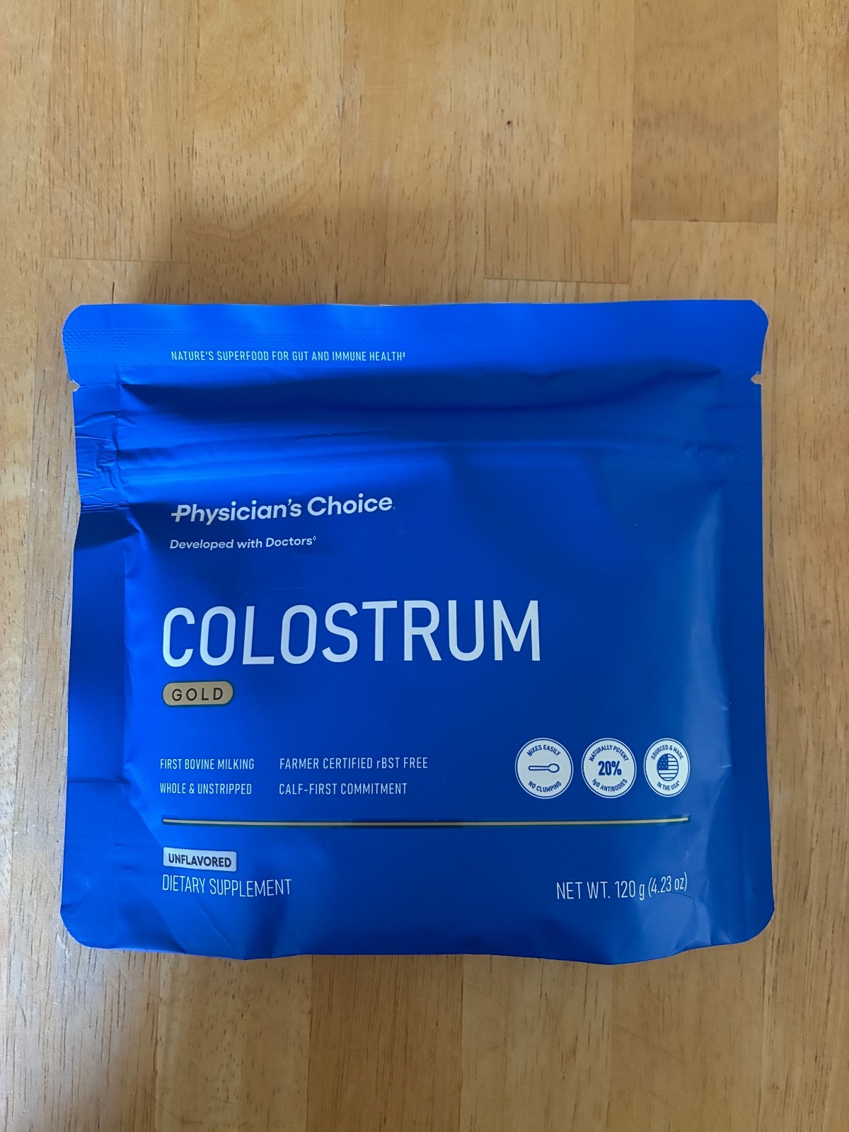 Physician’s Choice Colostrum Powder Gold Supports Immune Gut Health 60 Servings