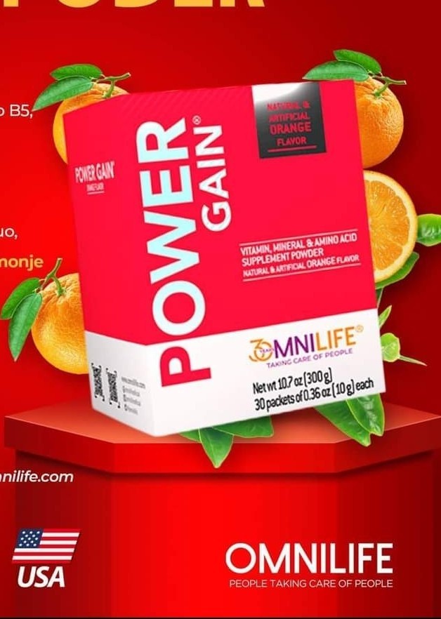 Omnilife POWER MAKER Box with 30 Sachets Orange Naranja Flavor Unisex