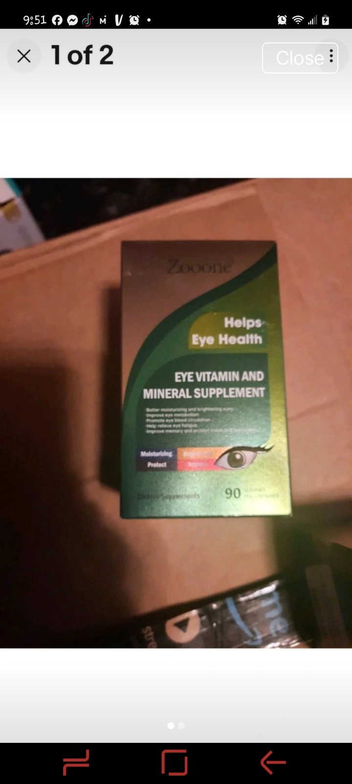 zooone- Lutein Eye Vitamins Zeaxanthin to Support Eye Health, 90 COUNT C/E &