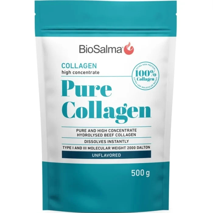 BioSalma Pure Collagen 500g 100% Collagen Peptides Hydrolyzed Neutral Taste