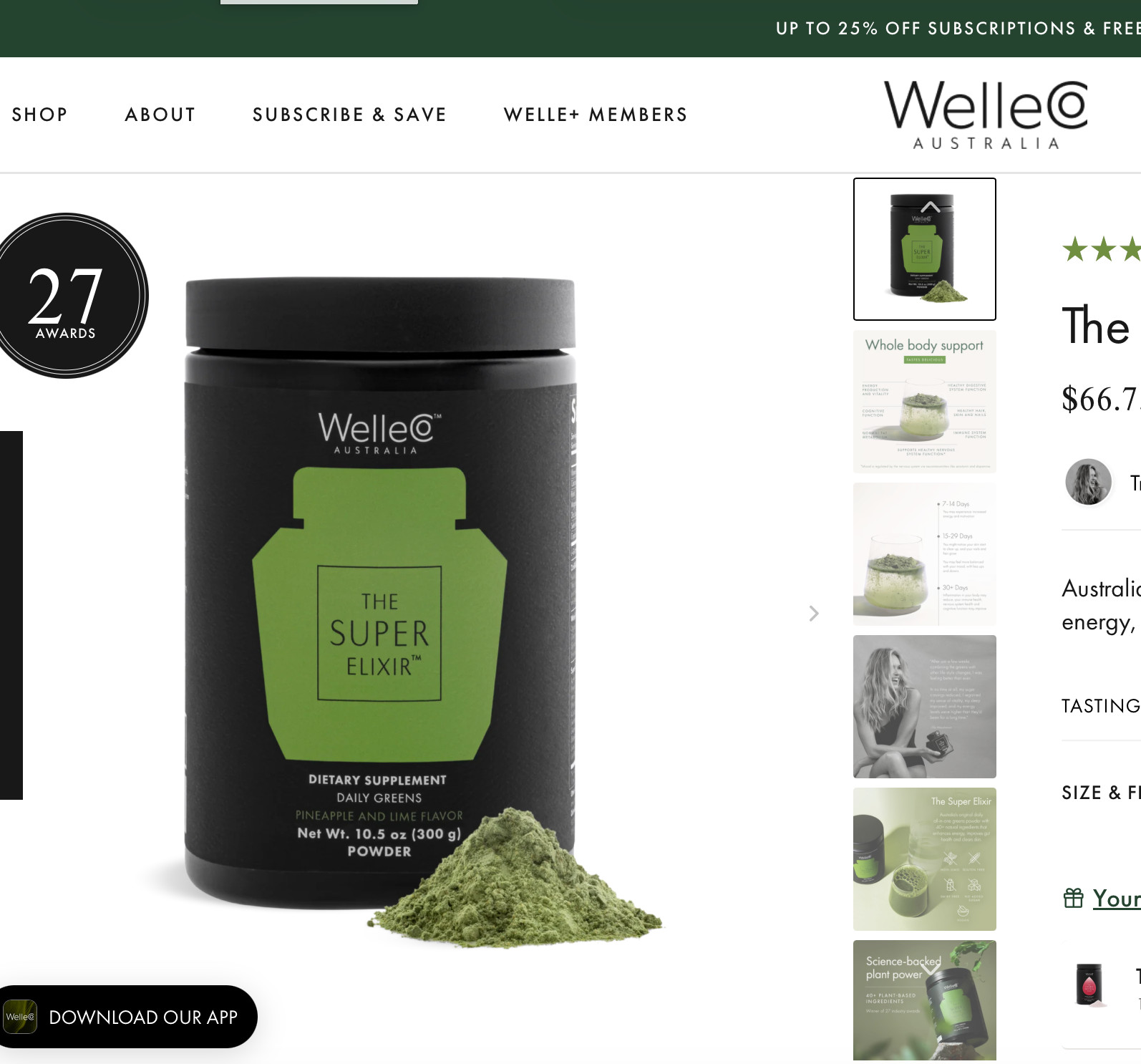 NEW Welleco Super Elixir- pineapple and lime still sealed! 02/2027