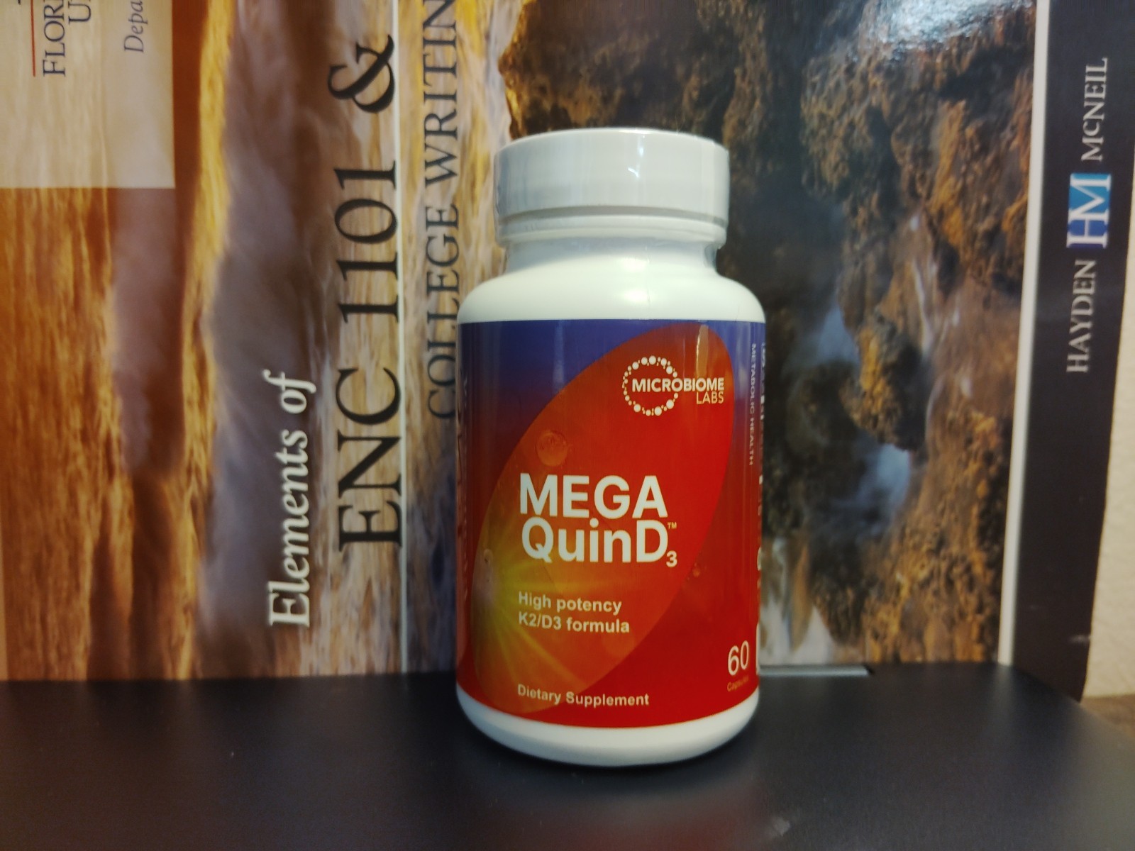 Mega QuinD3, High Potency, K2/D3 Formula, All Natural, Unisex, 60 Caps, Daily