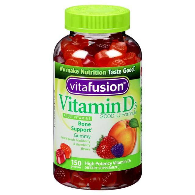 vitaFusion 1102134 Bone and Immune System Support Gummy Vitamins – 150 Counts
