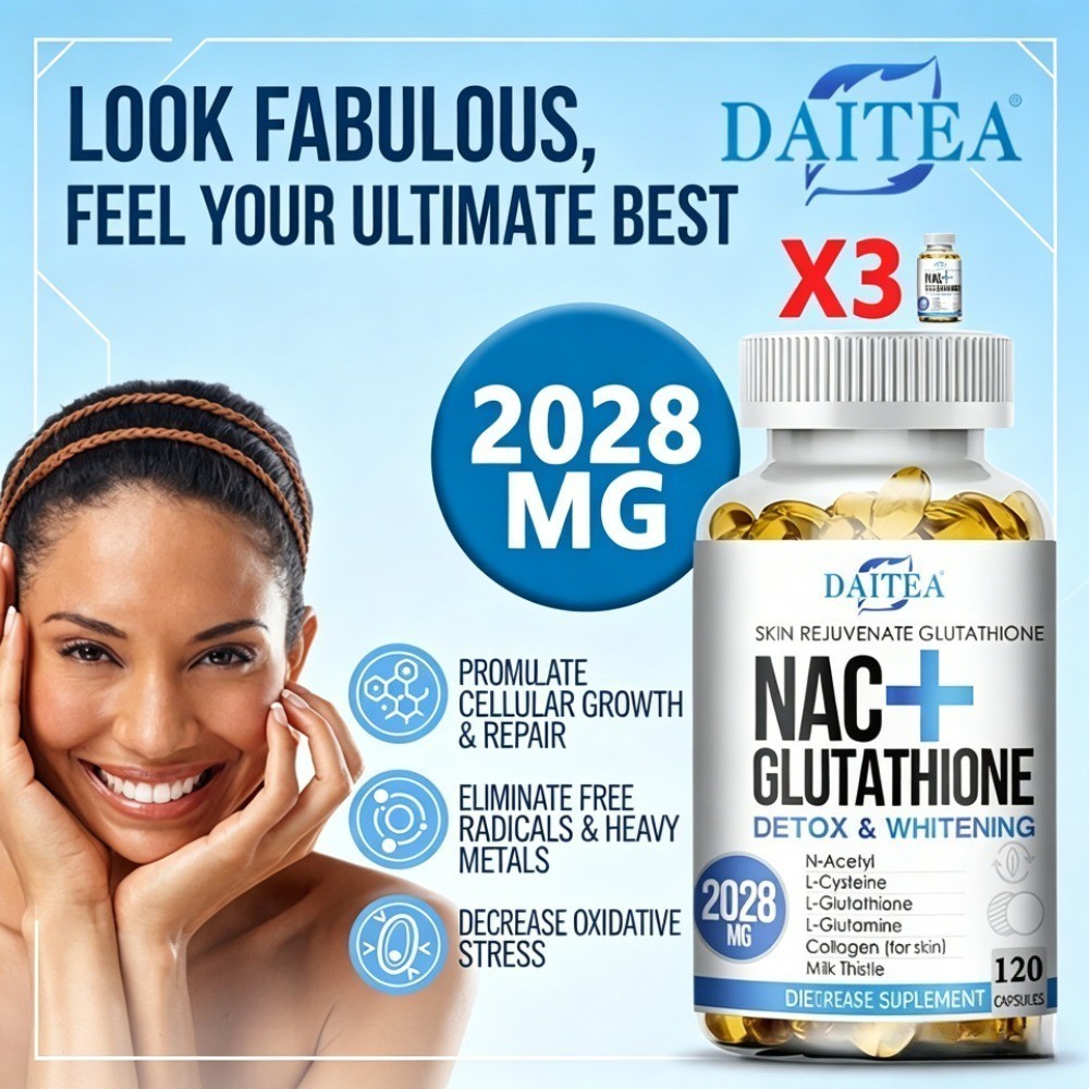 NAC Glutathione Collagen Supplement – Anti-Aging, Antioxidant & Anti-Allergy NEW